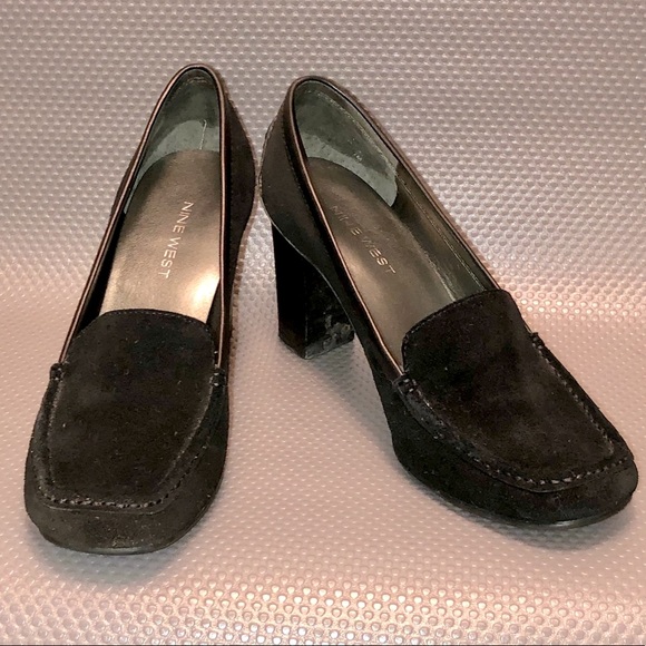 NINE WEST high heel loafers sz7 - Picture 3 of 5